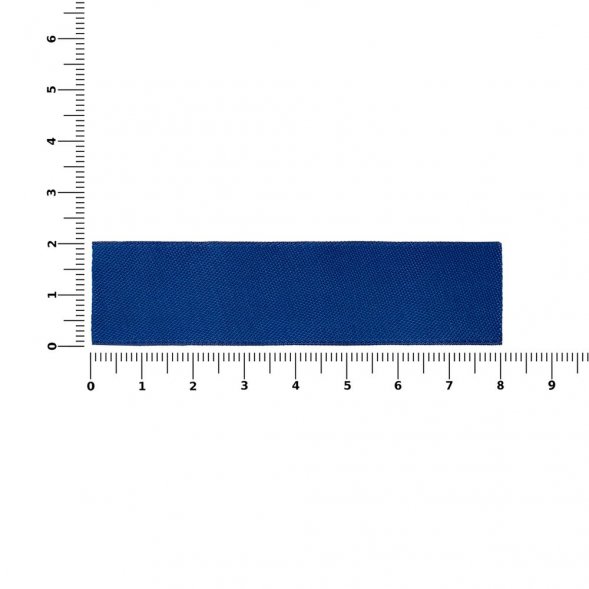 Лейбл тканевый Epsilon, S, синий 