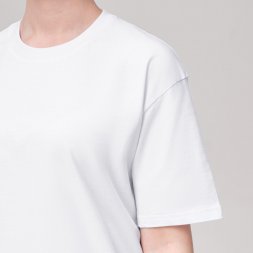 Футболка унисекс KRIS, 100% хлопок, 150 гр., белая, размер XXXL