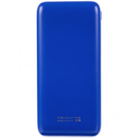 Внешний аккумулятор Gamechanger 20000 мАч, синий 