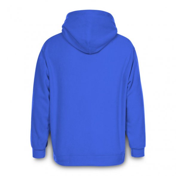 Худи флисовое унисекс Manakin, ярко-синее 