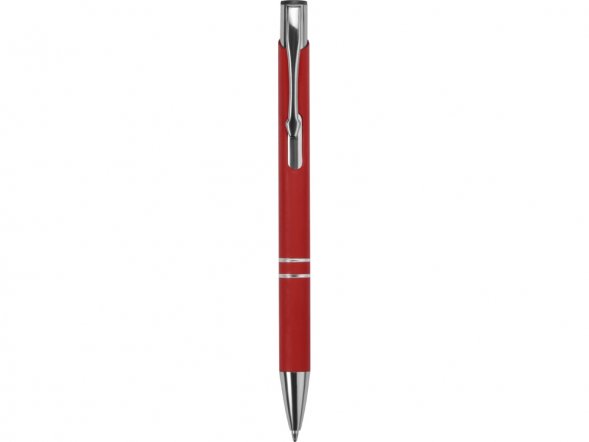 Ручка металлическая шариковая C1 софт-тач, красный 