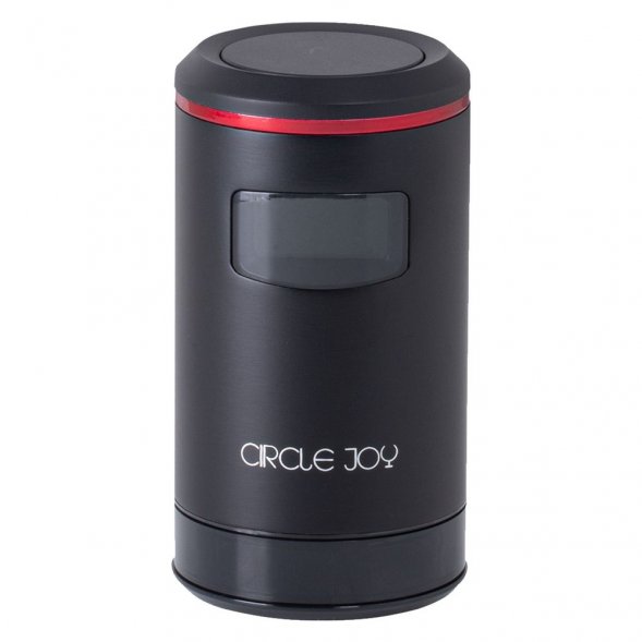 Электрическая вакуумная пробка Circle Joy, черная 