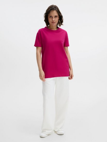 Футболка унисекс Regent 150, ярко-розовая (фуксия) 