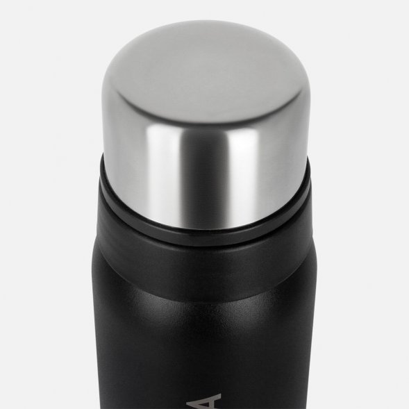 Термос Relaxika 750 со стикерпаком, черный 