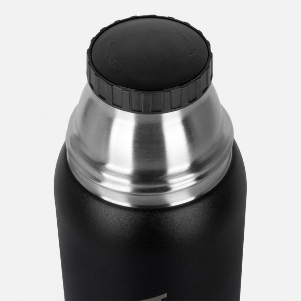 Термос Relaxika 750 со стикерпаком, черный 