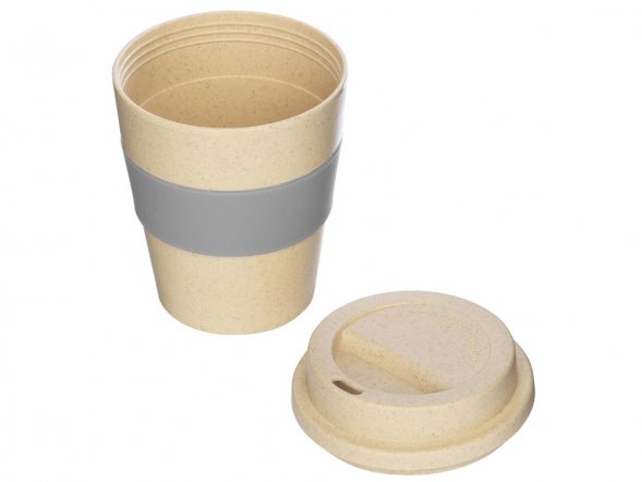 Стакан из пшеничной соломы Madrid 350 мл, серый 