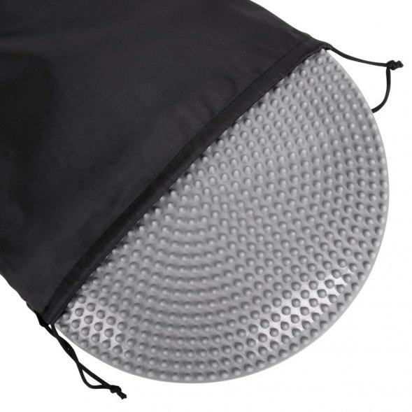 Массажная балансировочная подушка Balansa, серая 