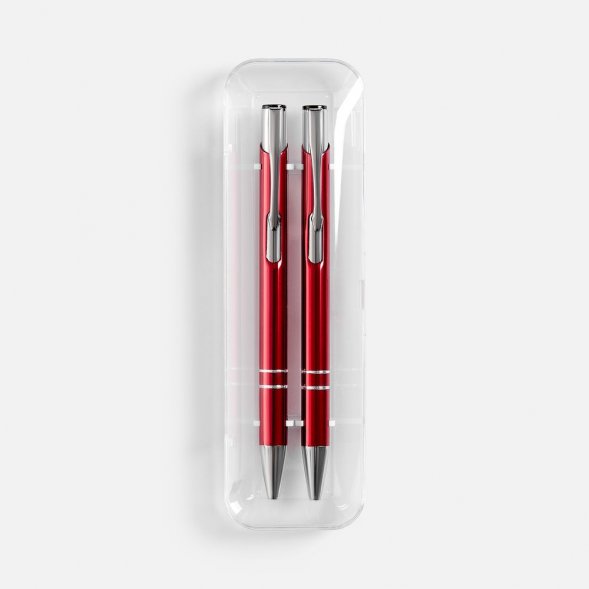 Набор из 2 ручек Keskus, красный 