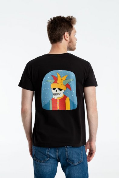 Футболка «Шут», черная 