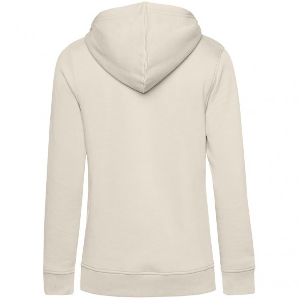 Толстовка с капюшоном женская BNC Inspire (Organic), молочно-белая 