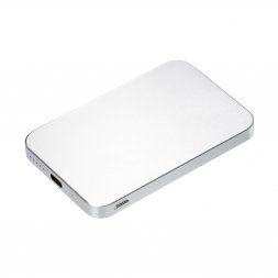 Внешний аккумулятор Artex PD 5000mAh с функцией беспроводной зарядки 15W, серебряный