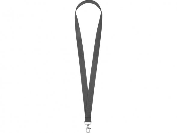Ланьярд с карабином, серый 