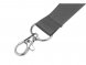 Ланьярд с карабином, серый 