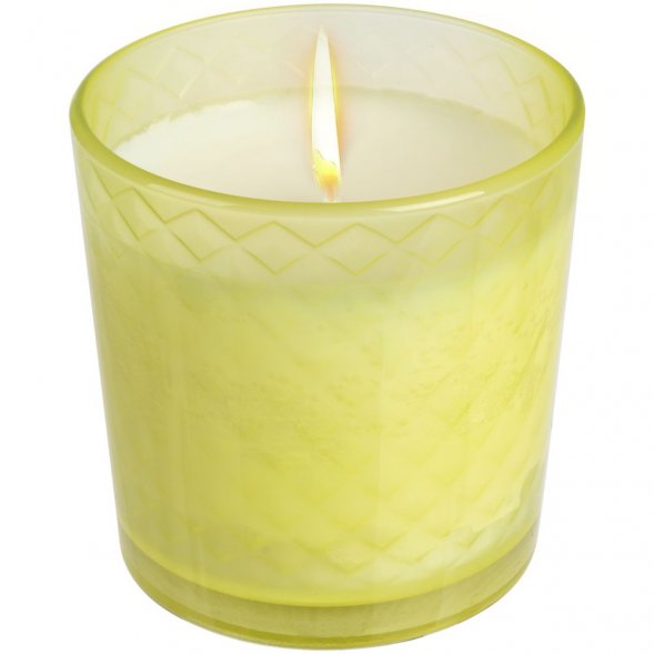 Свеча ароматическая Ristoro, желтая, ягоды в игристом 