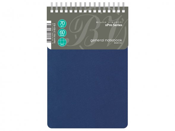 Бизнес - блокнот А5 (135 х 198 мм.) Офис-Лайн 60 л., синий 