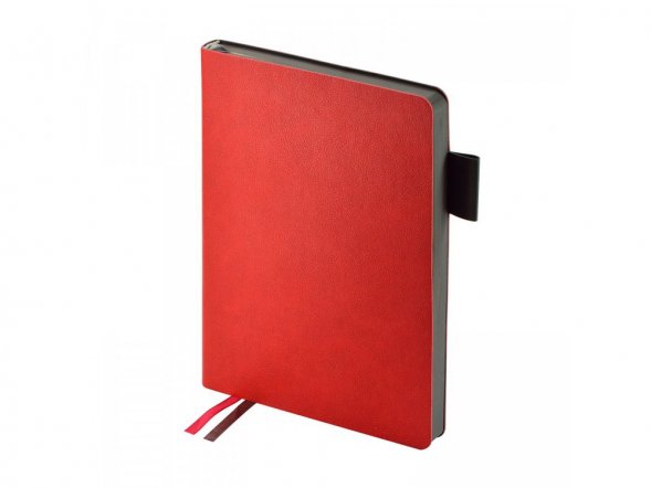 Ежедневник недатированный А5 Boston, красный 