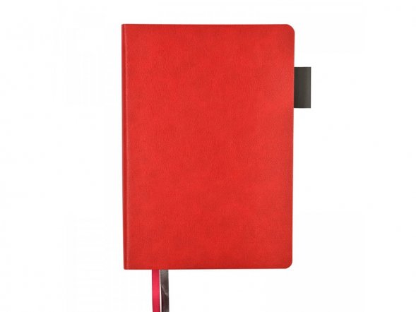 Ежедневник недатированный А5 Boston, красный 