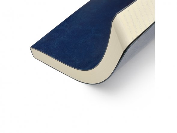 Ежедневник недатированный А5 Megapolis Nebraska Flex, синий 