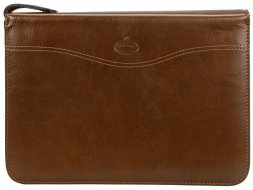 Папка на молнии Первое лицо Giulio Barсa, коричневый