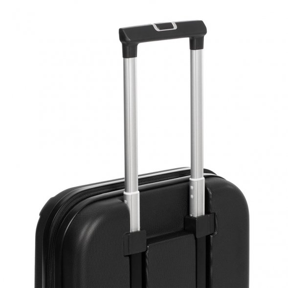 Чемодан Platta, черный с синим 