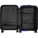Чемодан Platta, черный с синим 