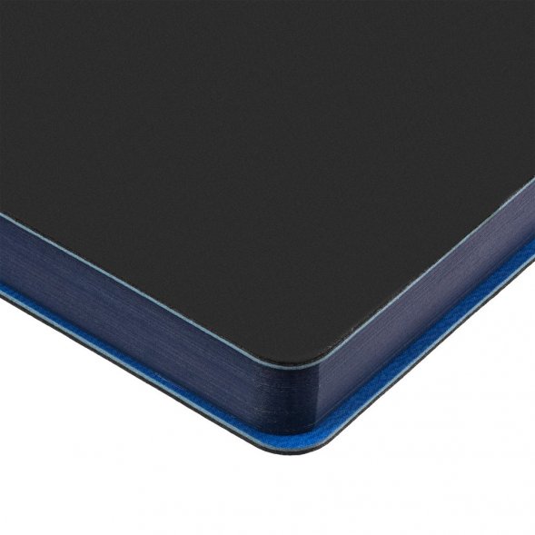 Ежедневник Flexpen Black, недатированный, черный с синим 