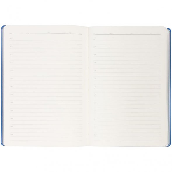 Ежедневник Flexpen Black, недатированный, черный с синим 