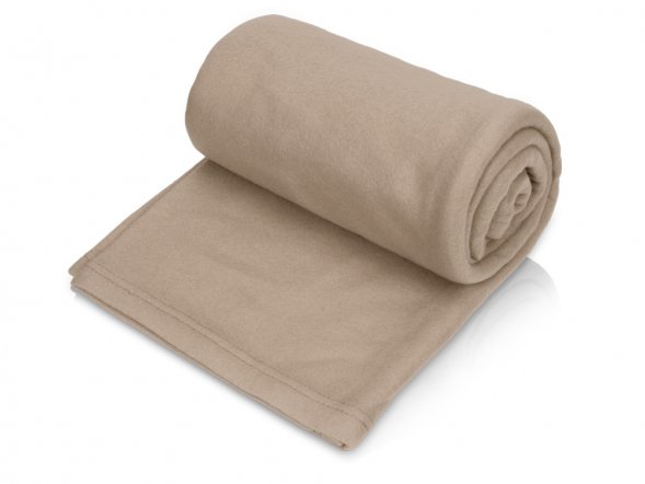 Плед флисовый Polar light, капучино 