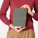 Ежедневник In Velour недатированный, серый 