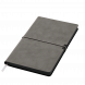 Ежедневник In Velour недатированный, серый 