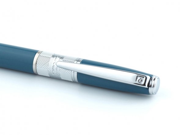 Ручка шариковая Pierre Cardin BARON. Цвет - зелено-синий. Упаковка В. 