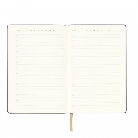 Ежедневник Spark недатированный, белое золото (без упаковки, без стикера) 