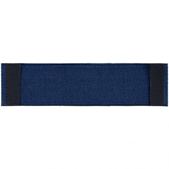 Лейбл тканевый Epsilon, S, темно-синий 