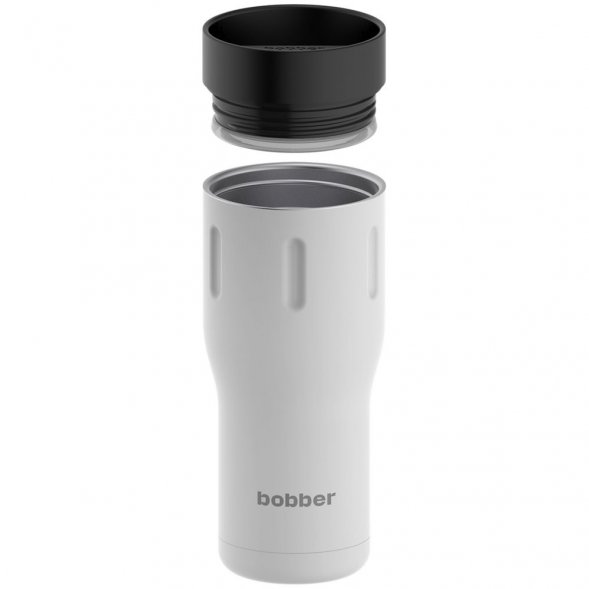 Термостакан Tumbler 470, вакуумный, белый 