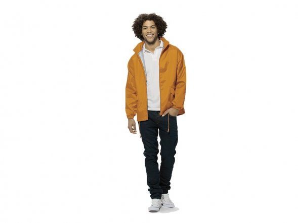 Ветровка Miami мужская с чехлом, оранжевый 