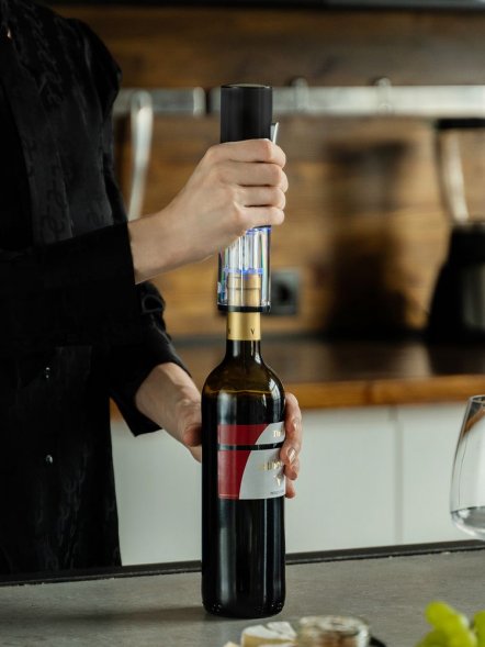 Винный набор Wine Diesel, черный 