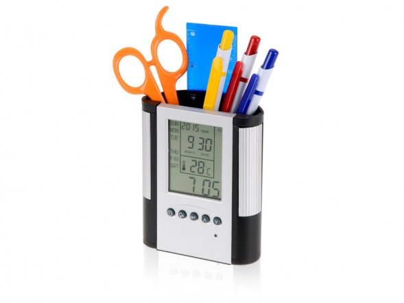 Подставка Секунда, черный/серебристый 