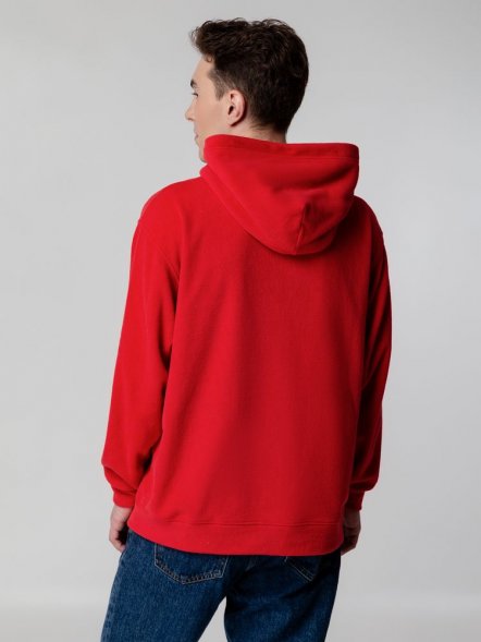 Худи флисовое унисекс Manakin, красное 