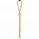 Шнурок для бейджа Tube Wood, оранжевый 