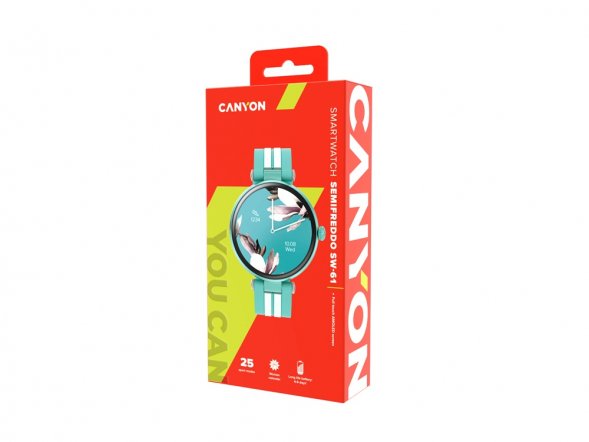 Смарт-часы CANYON Semifreddo SW-61, мята 