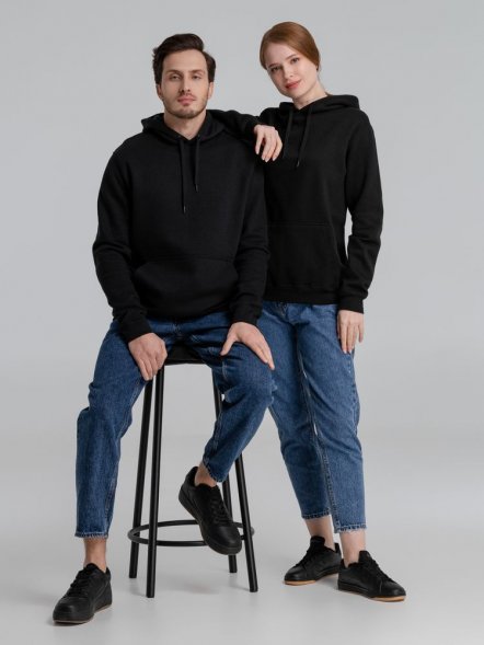 Толстовка с капюшоном Slam 320, черная 