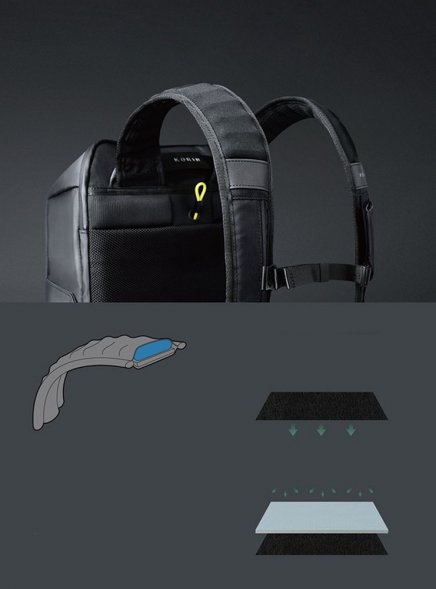 Рюкзак FlipPack, черный 