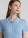 Рубашка поло женская Practice Women 270, голубая с белым 