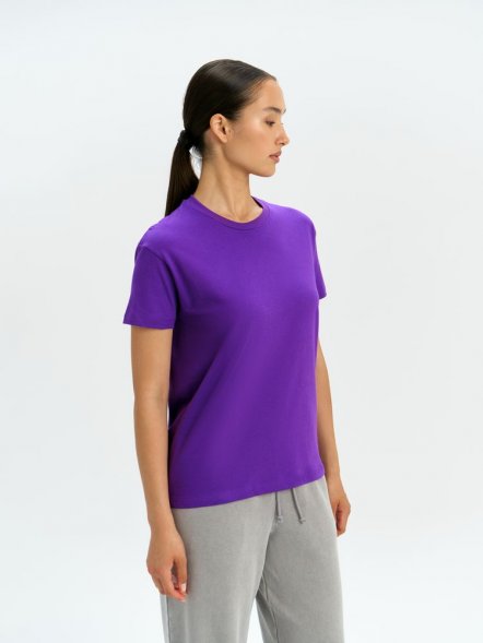 Футболка унисекс Regent 150, темно-фиолетовая 