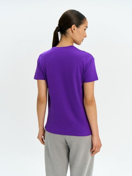 Футболка унисекс Regent 150, темно-фиолетовая 