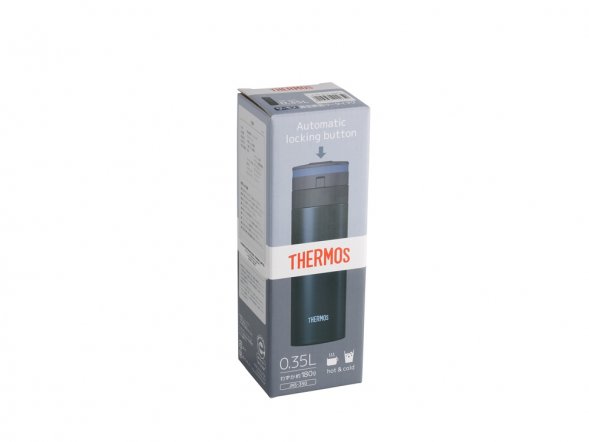 Термос из нерж. стали тм THERMOS JNS-350-BK 0.35L, черный 