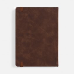 Ежедневник Urban Metal, недатированный, коричневый