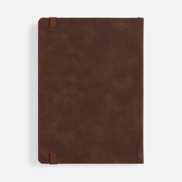 Ежедневник Urban Metal, недатированный, коричневый 