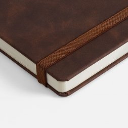 Ежедневник Urban Metal, недатированный, коричневый