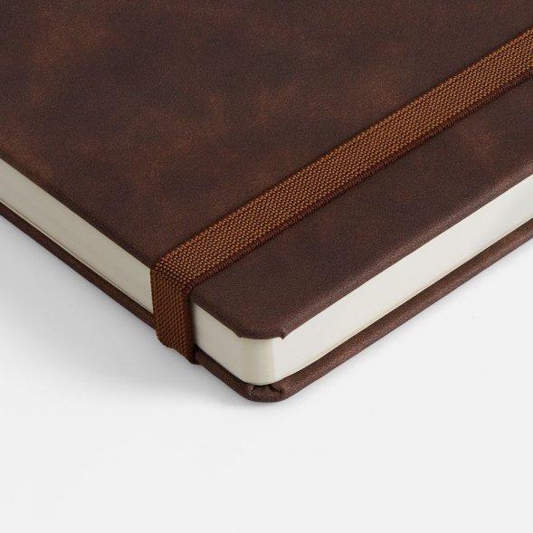 Ежедневник Urban Metal, недатированный, коричневый 